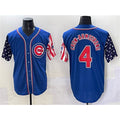 Colte Chicago Cubs #4 Pete Crow-Armstrong Royal  2025 Independence Day Vapor Premier Limited Stitched Jersey