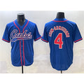 Colte Chicago Cubs #4 Pete Crow-Armstrong Royal  Cool Base Stitched Jersey