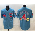 Colte Chicago Cubs #4 Pete Crow-Armstrong Blue  2025 Tokyo Series 2nd Alternate Limited Stitched Jersey