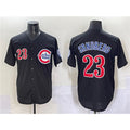 Colte Chicago Cubs #23 Ryne Sandberg Black  Limited Stitched Jersey