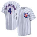 Colte Chicago Cubs #4 Pete Crow-Armstrong White  Home Replica Jersey